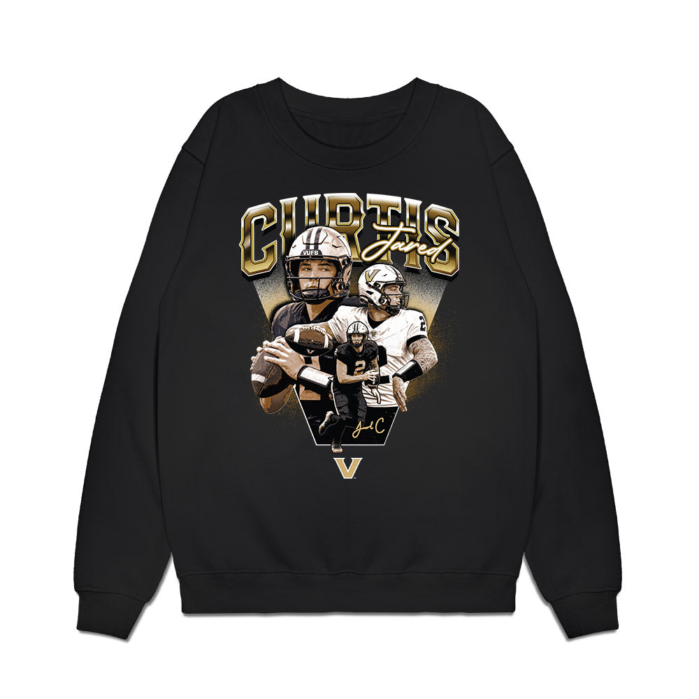 Vanderbilt - NCAA Football : Jared Curtis - Collage Premium Crewneck Sweatshirt-0