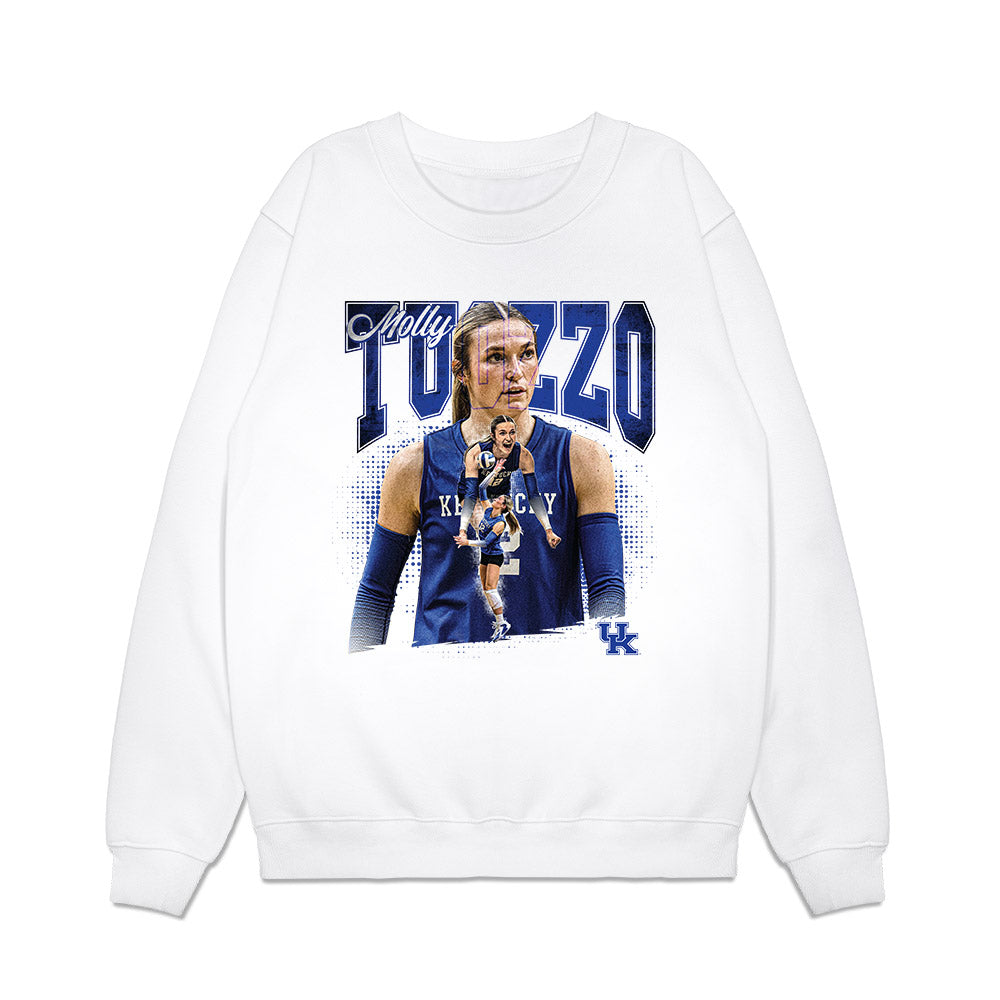 Kentucky - NCAA Womens Volleyball : Molly Tuozzo - Collage Premium Crewneck Sweatshirt-0