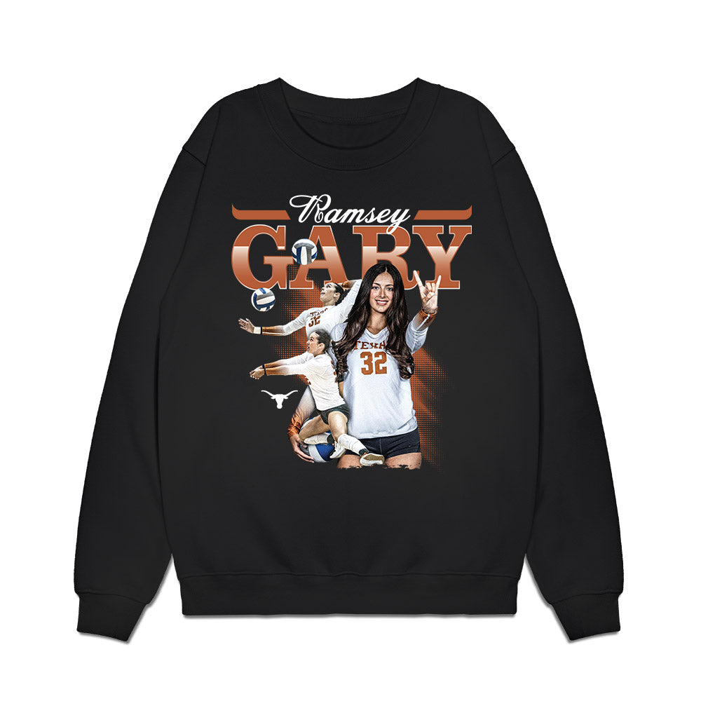 Texas - NCAA Womens Volleyball : Ramsey Gary - Collage Premium Crewneck Sweatshirt-0