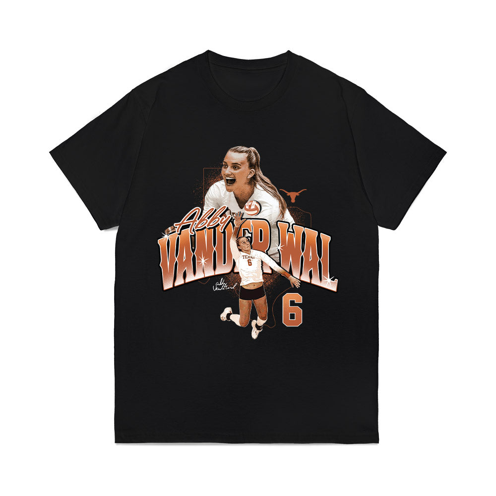 Texas - NCAA Womens Volleyball : Abby Vander Wal - Collage Comfort Colors T-Shirt-0
