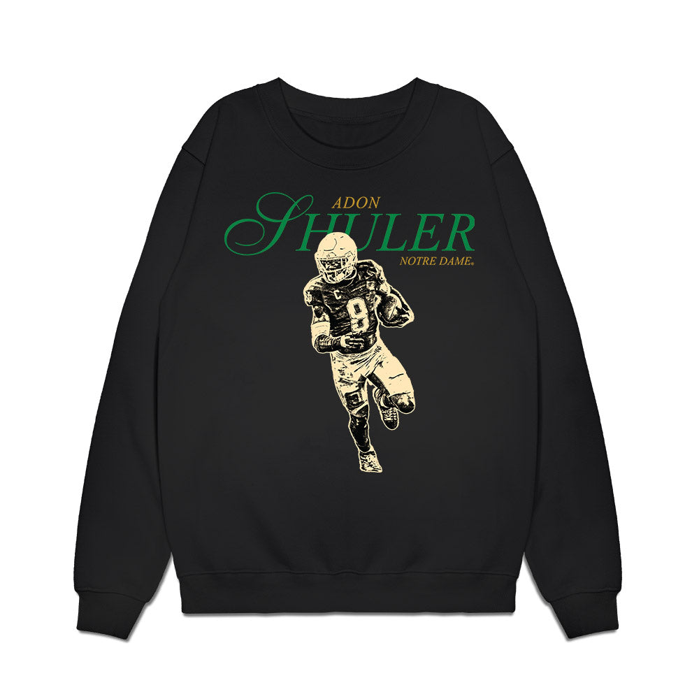 Notre Dame - NCAA Football : Adon Shuler - Legacy Premium Crewneck Sweatshirt-0