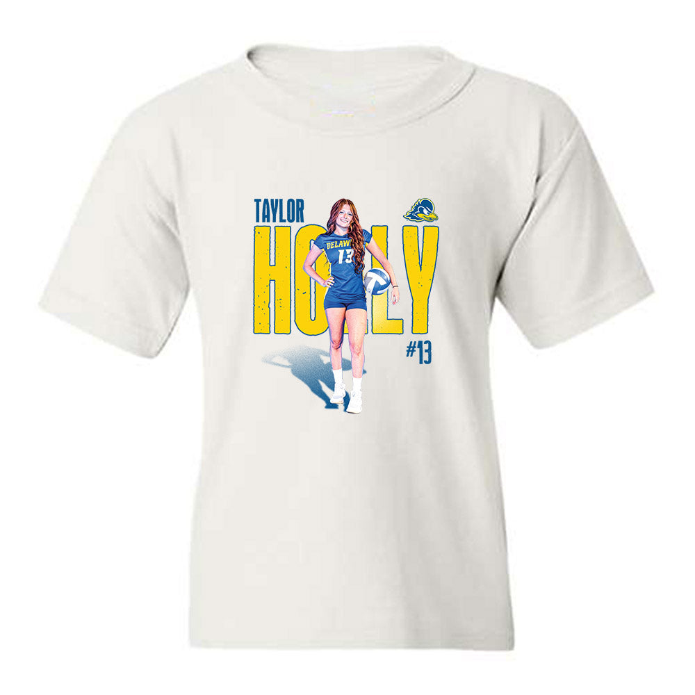 Delaware - NCAA Womens Volleyball : Taylor Holly - Collage Youth T-Shirt-0