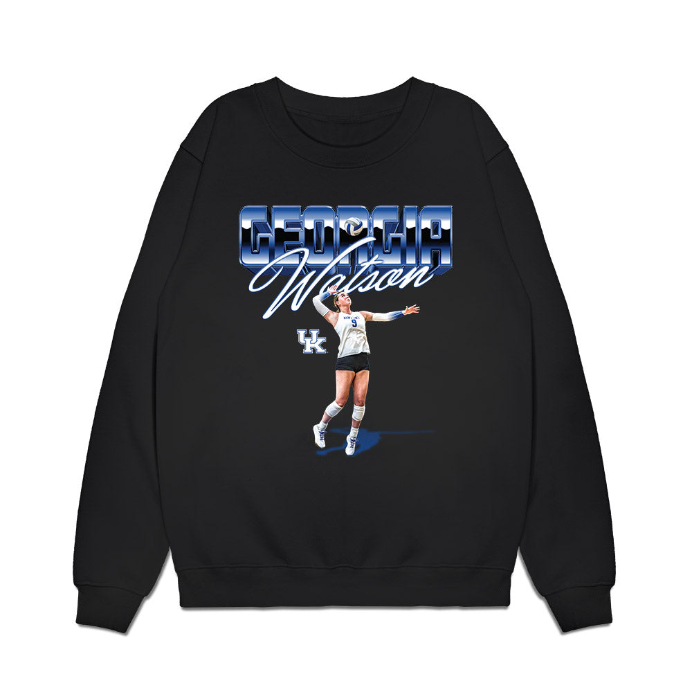 Kentucky - NCAA Womens Volleyball : Georgia Watson - Collage Premium Crewneck Sweatshirt-0