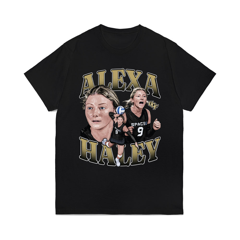 Central Florida - NCAA Womens Volleyball : Alexa Haley - Collage Comfort Colors T-Shirt-0