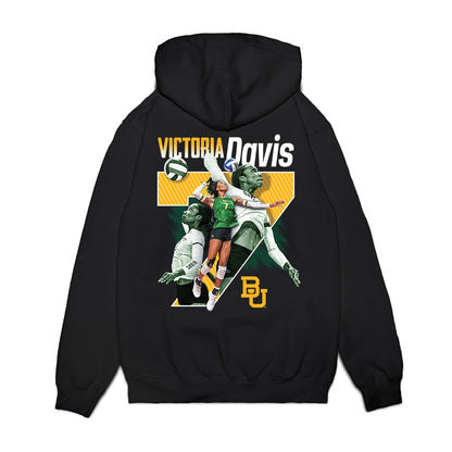 Baylor - NCAA Womens Volleyball : Victoria Davis - Collage Premium Hooded Sweatshirt-1