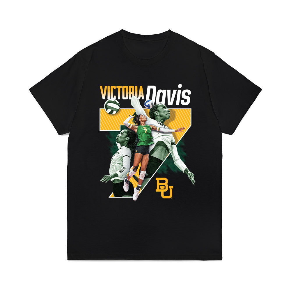 Baylor - NCAA Womens Volleyball : Victoria Davis - Collage Comfort Colors T-Shirt-0