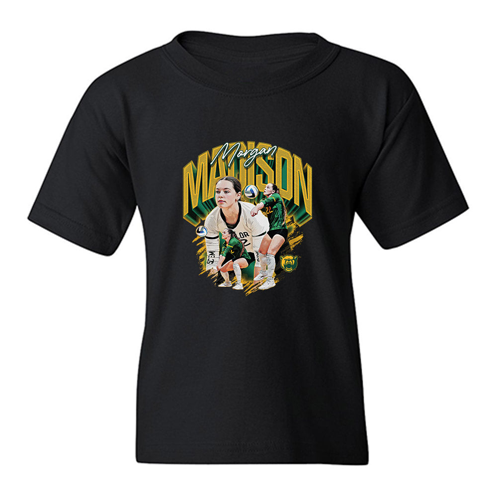 Baylor - NCAA Womens Volleyball : Morgan Madison - Collage Youth T-Shirt-0