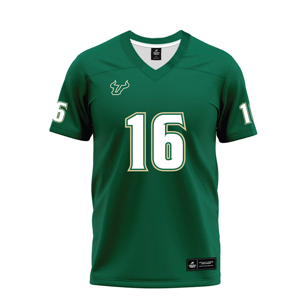 USF - NCAA Football : Jayden Bradford - Premium Football Jersey-0