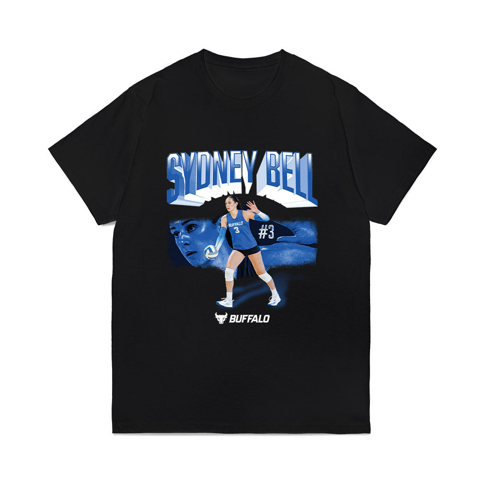 Buffalo - NCAA Womens Volleyball : Sydney Bell - Collage Comfort Colors T-Shirt-0
