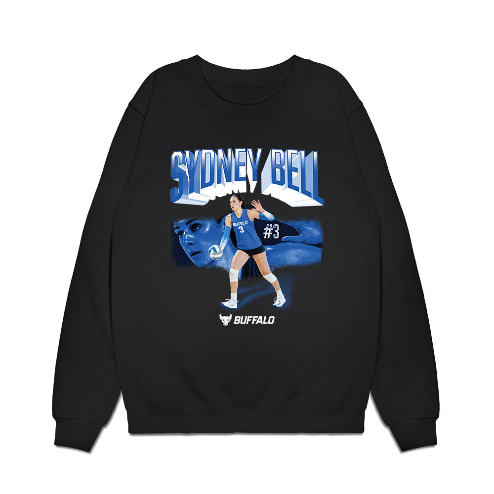 Buffalo - NCAA Womens Volleyball : Sydney Bell - Collage Premium Crewneck Sweatshirt-0