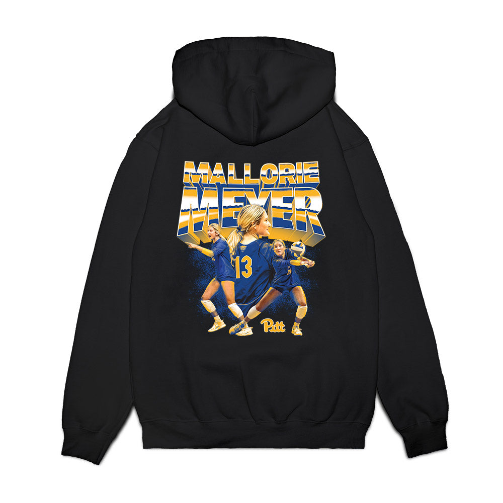 Pittsburgh - NCAA Womens Volleyball : Mallorie Meyer - Collage Premium Hooded Sweatshirt-1