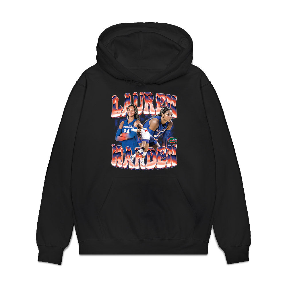 Florida - NCAA Womens Volleyball : Lauren Harden - Individual Collage Premium Hooded Sweatshirt-0