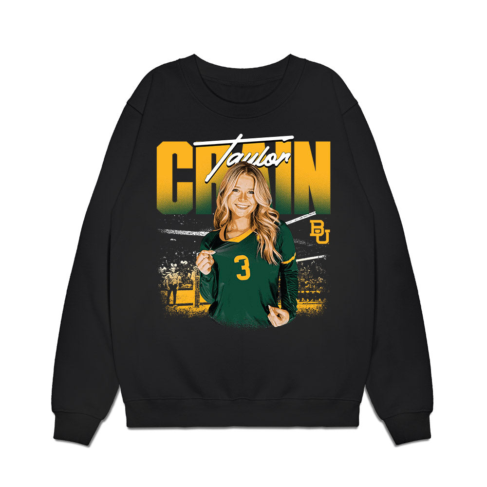 Baylor - NCAA Womens Volleyball : Taylor Crain - Collage Premium Crewneck Sweatshirt-0
