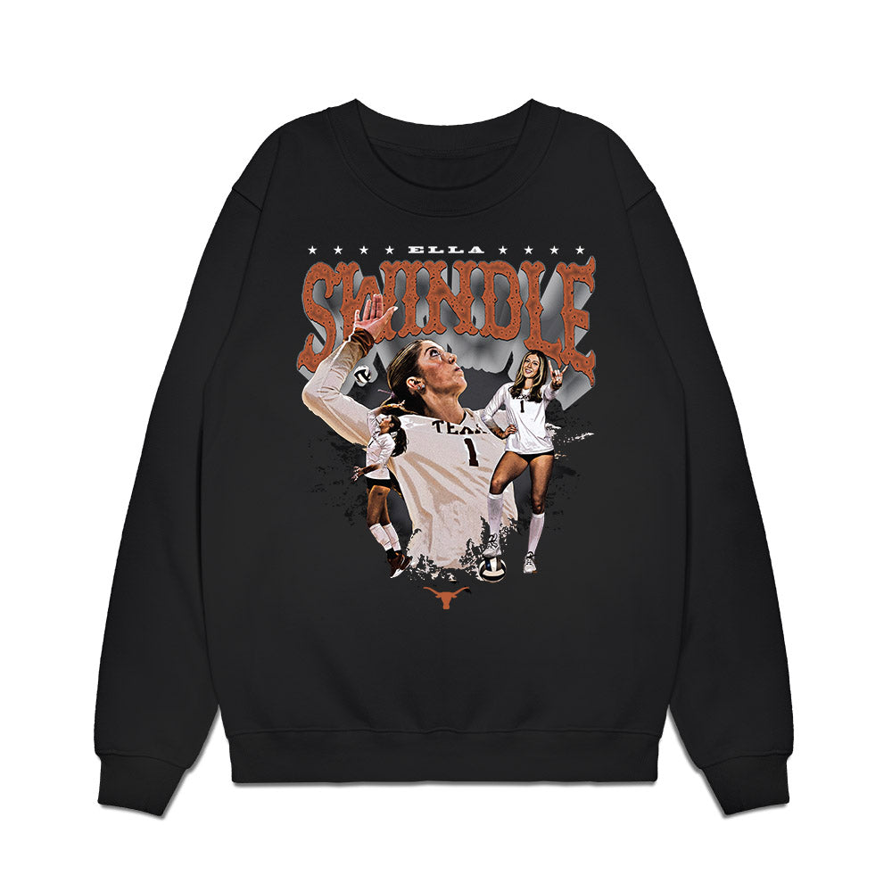 Texas - NCAA Womens Volleyball : Ella Swindle - Collage Premium Crewneck Sweatshirt-0