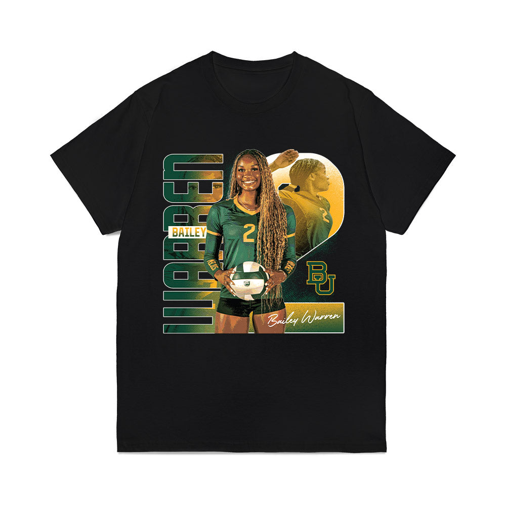 Baylor - NCAA Womens Volleyball : Bailey Warren - Collage Comfort Colors T-Shirt-0