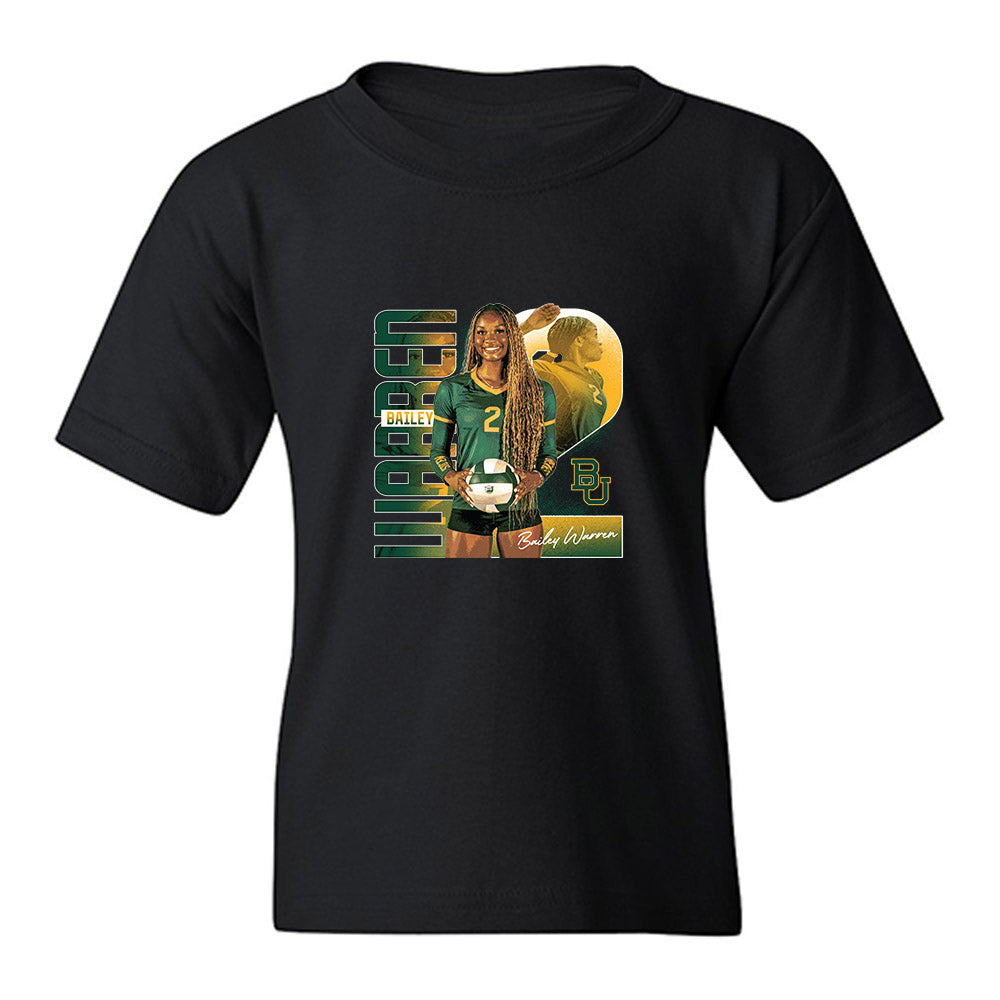 Baylor - NCAA Womens Volleyball : Bailey Warren - Collage Youth T-Shirt-0