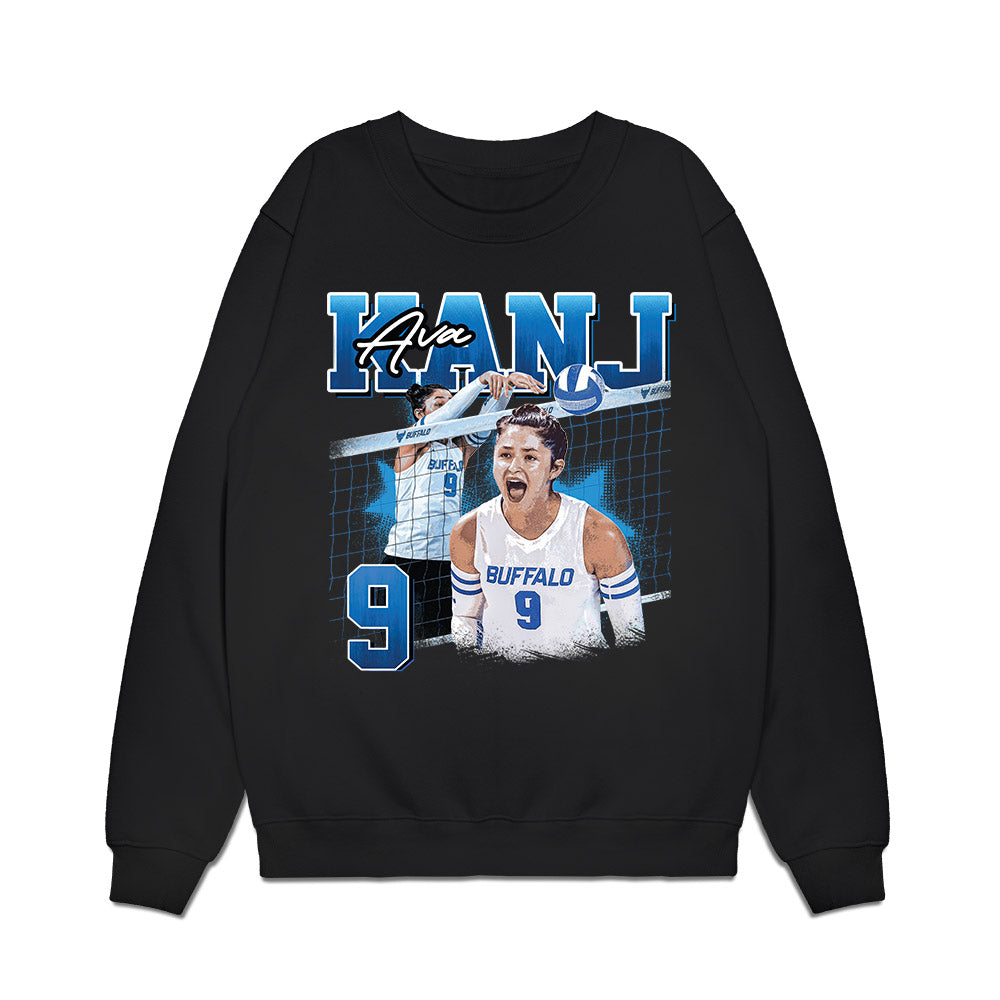 Buffalo - NCAA Womens Volleyball : Ava Kanj - Collage Premium Crewneck Sweatshirt-0
