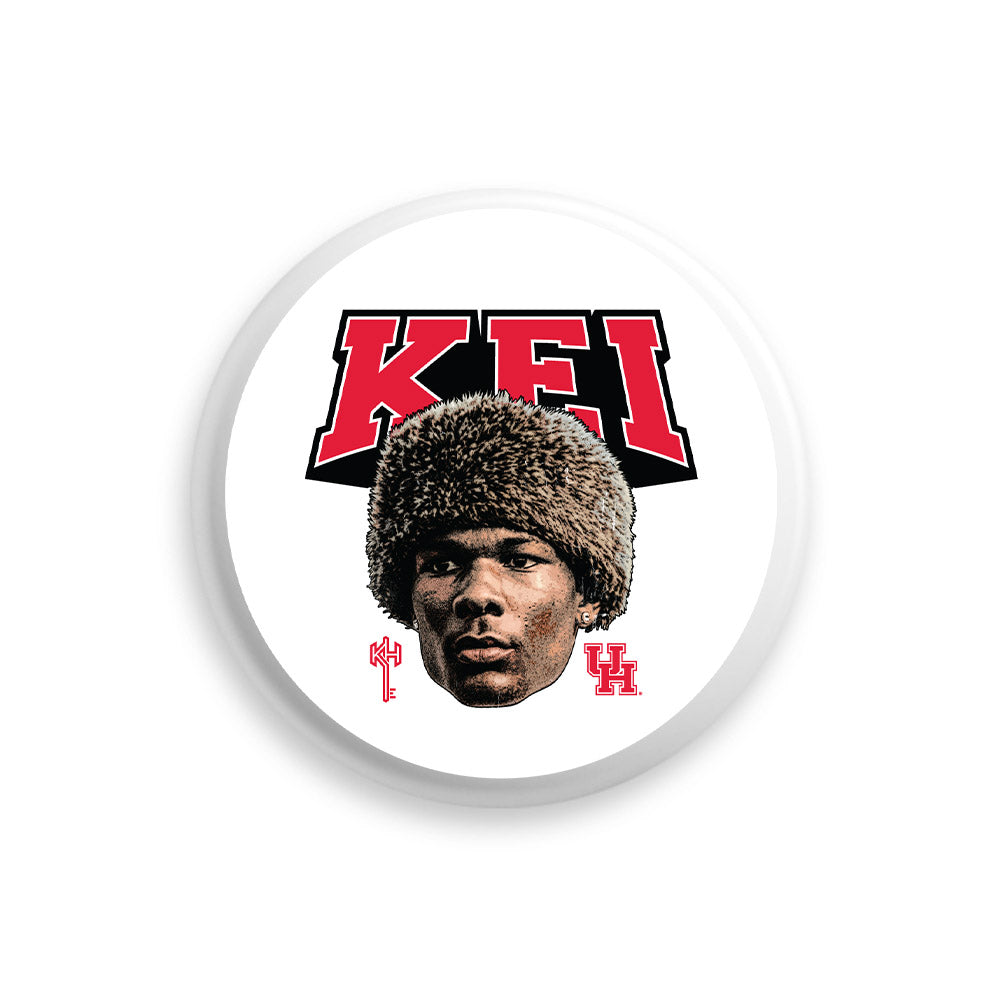 Houston - NCAA Football : Keisean Henderson - Graphic Button 3"-0