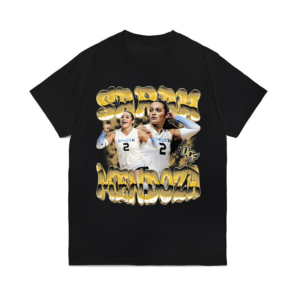 Central Florida - NCAA Womens Volleyball : Sarah Mendoza - Collage Comfort Colors T-Shirt-0