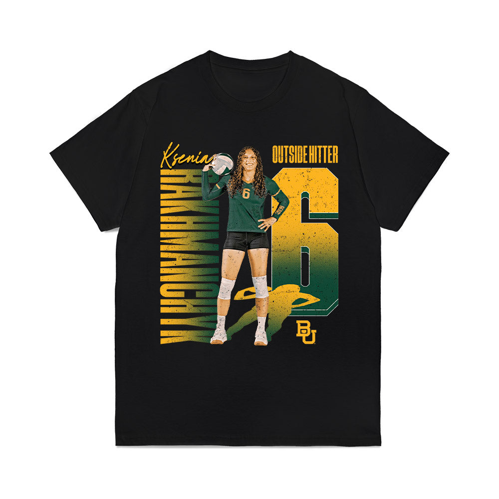 Baylor - NCAA Womens Volleyball : Kseniya Rakhmanchyk - Collage Comfort Colors T-Shirt-0