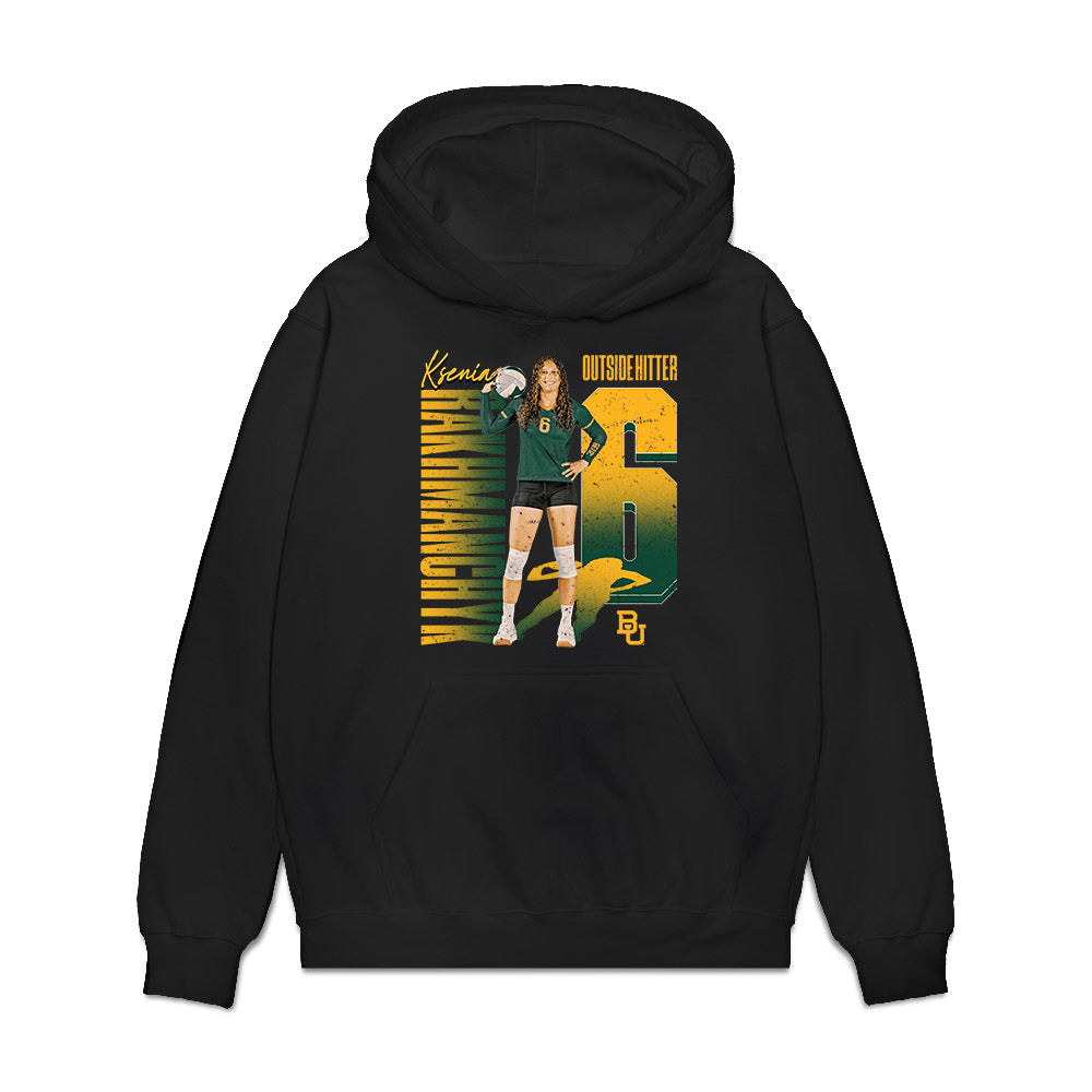 Baylor - NCAA Womens Volleyball : Kseniya Rakhmanchyk - Collage Premium Hooded Sweatshirt-0