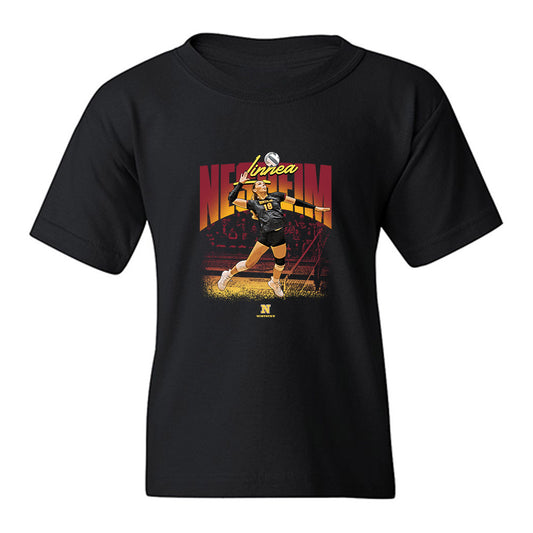 NSU - NCAA Womens Volleyball : Linnea Nesheim - Collage Youth T-Shirt-0