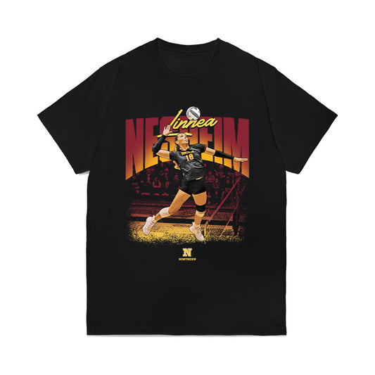 NSU - NCAA Womens Volleyball : Linnea Nesheim - Collage Comfort Colors T-Shirt-0