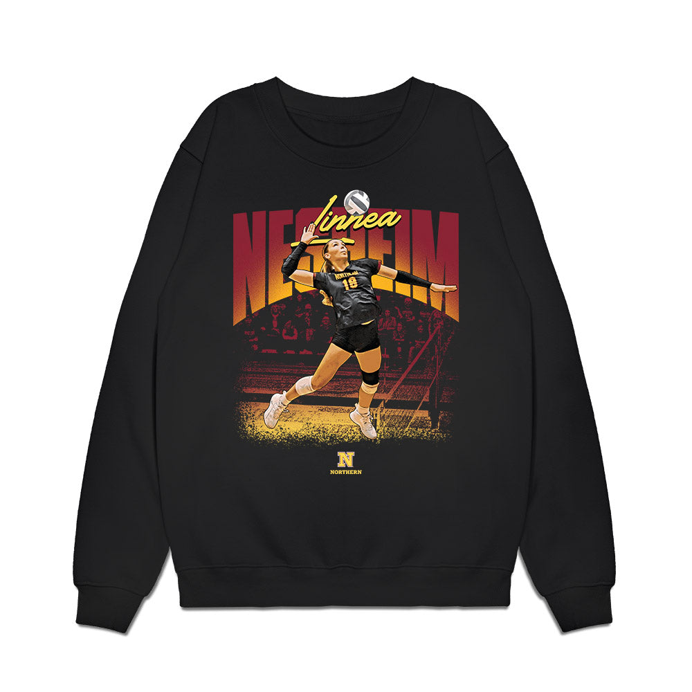 NSU - NCAA Womens Volleyball : Linnea Nesheim - Collage Premium Crewneck Sweatshirt-0
