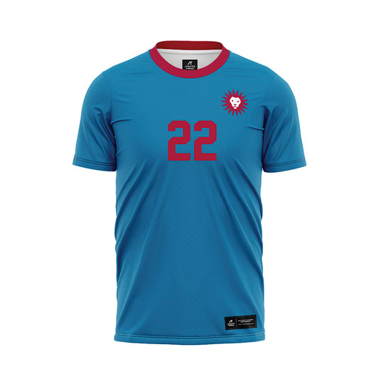 LMU - NCAA Men's Soccer : Ky Mani Dade - Blue Soccer Jersey-0