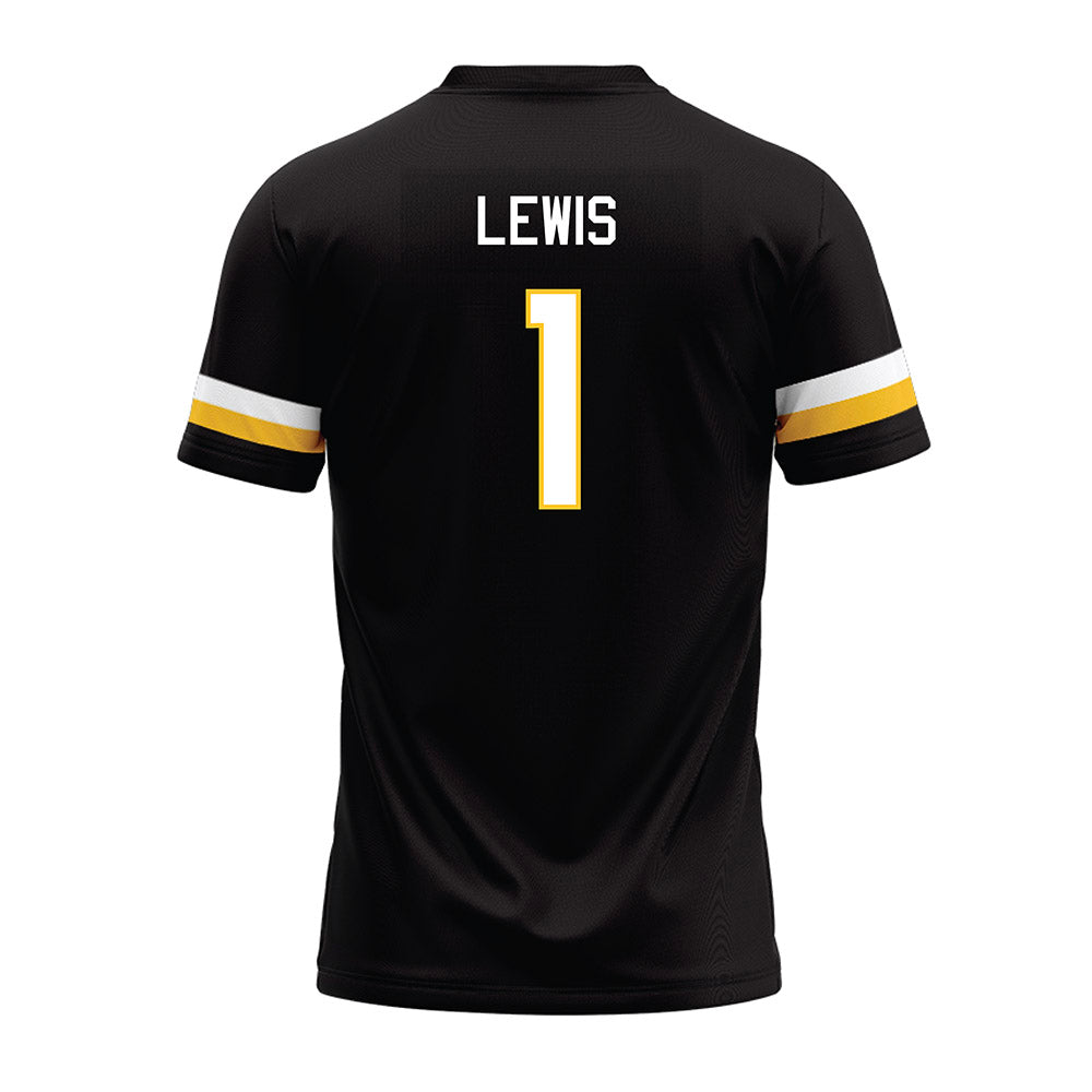 Southern Miss - NCAA Football : Champ Lewis - Black Premium Football Jersey-1