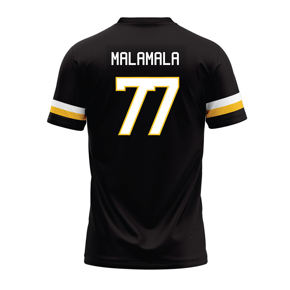 Southern Miss - NCAA Football : Chase Malamala - Black Premium Football Jersey-1