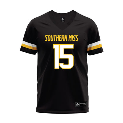 Southern Miss - NCAA Football : Hugh Price - Black Premium Football Jersey-0