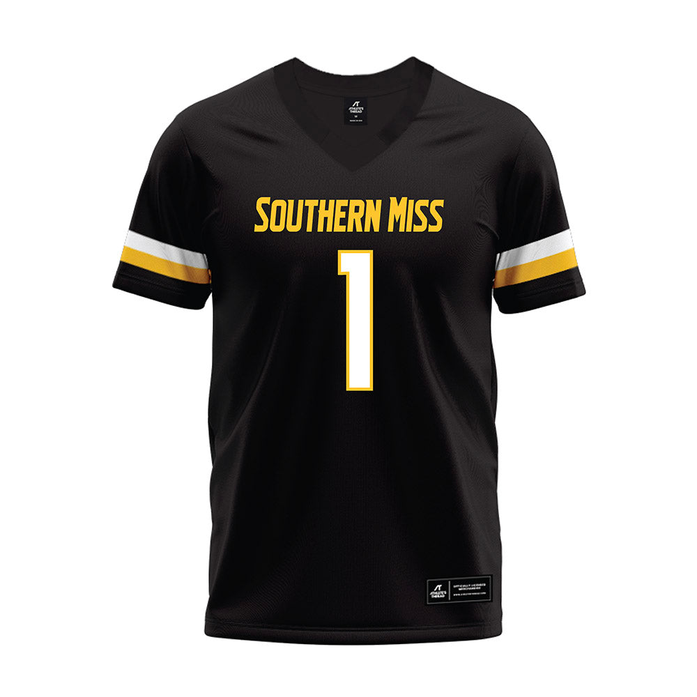 Southern Miss - NCAA Football : Champ Lewis - Black Premium Football Jersey-0