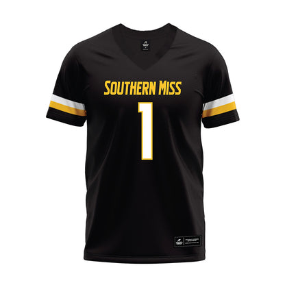 Southern Miss - NCAA Football : Champ Lewis - Black Premium Football Jersey-0