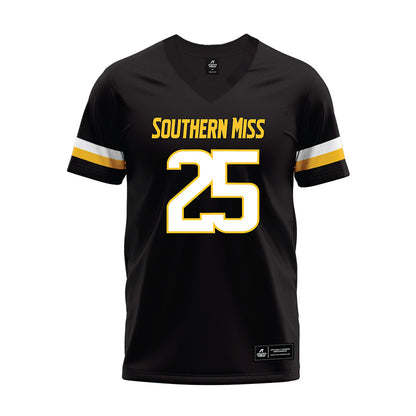 Southern Miss - NCAA Football : Landon Sylvie - Black Premium Football Jersey-0