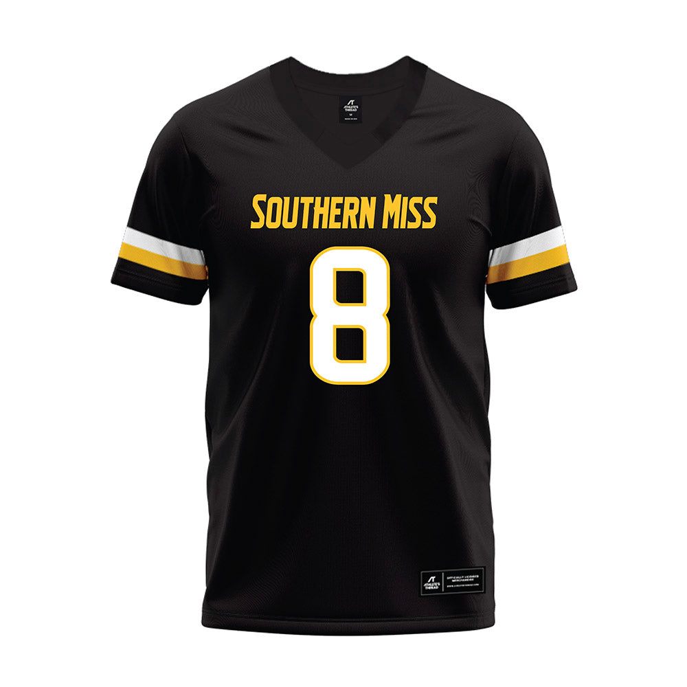 Southern Miss - NCAA Football : AJ Little - Black Premium Football Jersey-0