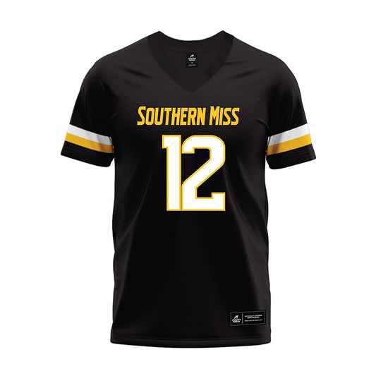 Southern Miss - NCAA Football : Laquan Robinson - Black Premium Football Jersey-0