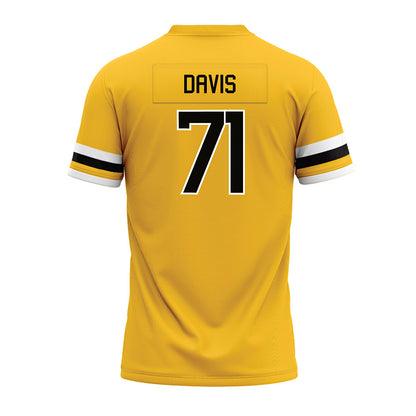 Southern Miss - NCAA Football : Jahmir Davis - Gold Premium Football Jersey-1