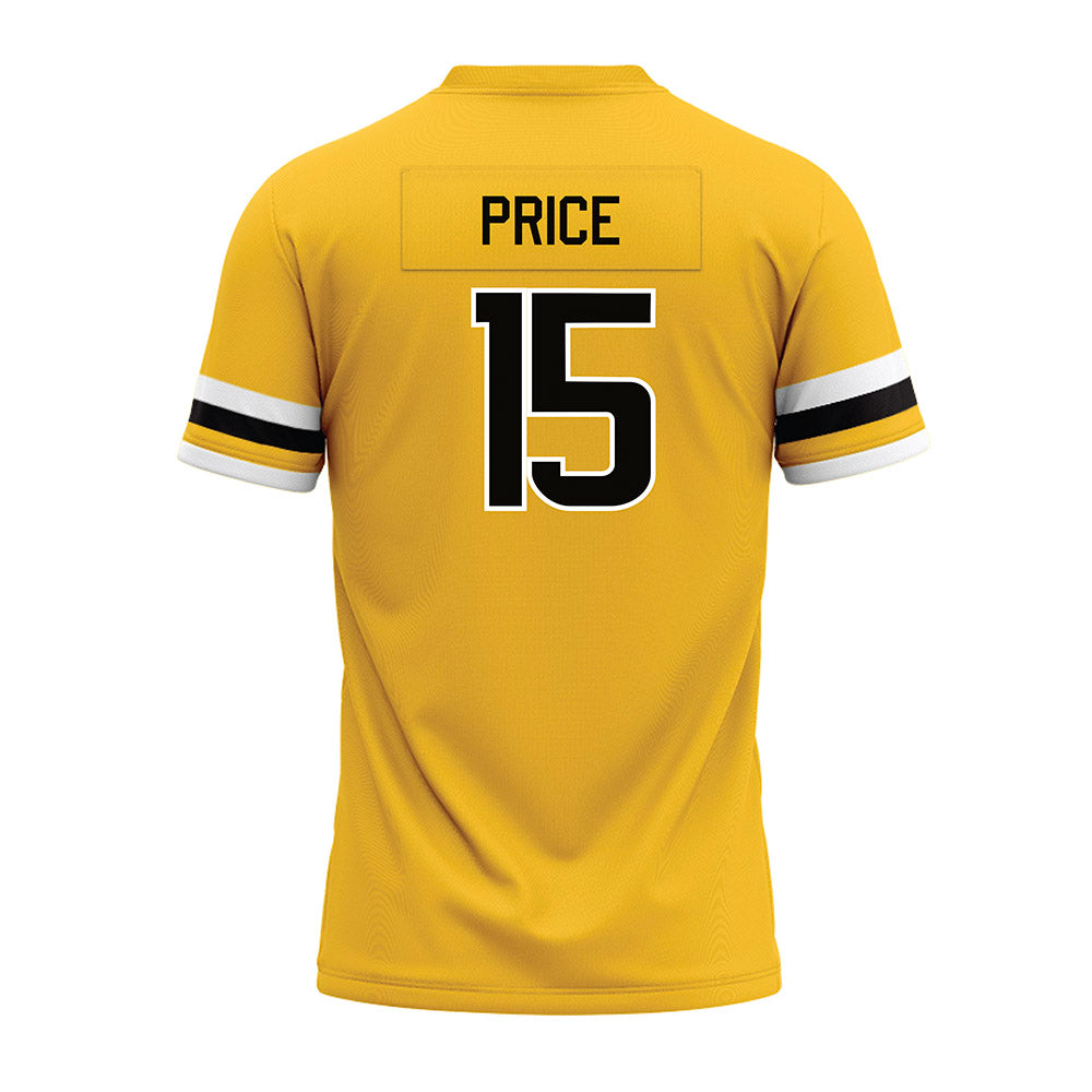 Southern Miss - NCAA Football : Hugh Price - Gold Premium Football Jersey-1