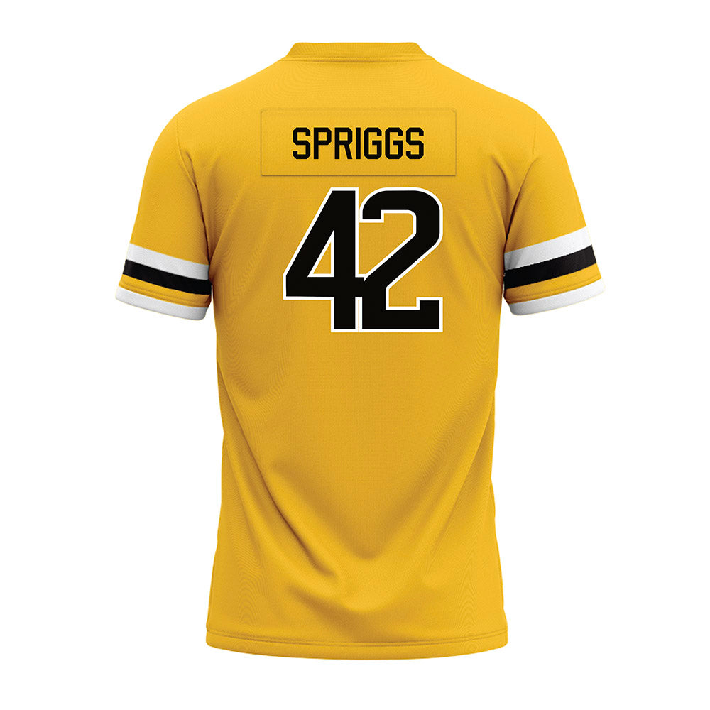 Southern Miss - NCAA Football : Melvin Spriggs - Gold Premium Football Jersey-1