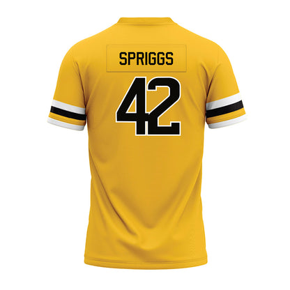 Southern Miss - NCAA Football : Melvin Spriggs - Gold Premium Football Jersey-1