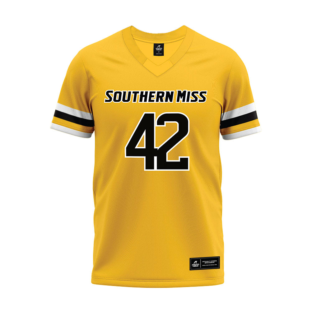 Southern Miss - NCAA Football : Melvin Spriggs - Gold Premium Football Jersey-0