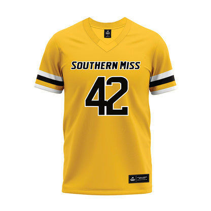 Southern Miss - NCAA Football : Melvin Spriggs - Gold Premium Football Jersey-0
