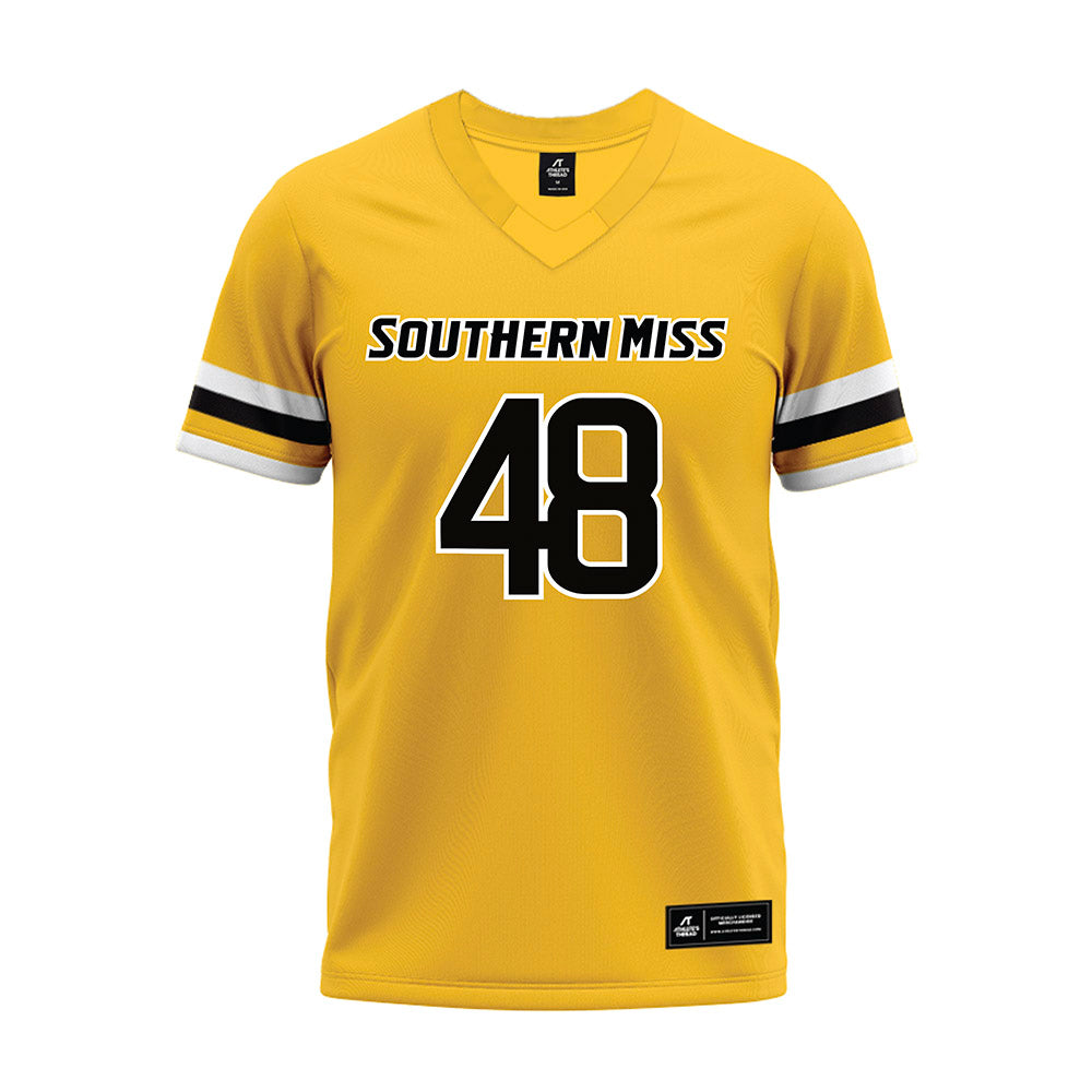 Southern Miss - NCAA Football : Colin Kapilovic - Gold Premium Football Jersey-0
