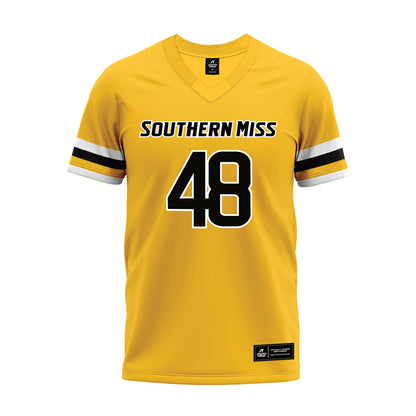 Southern Miss - NCAA Football : Colin Kapilovic - Gold Premium Football Jersey-0