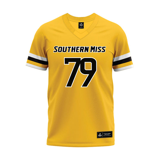 Southern Miss - NCAA Football : Liam Cassidy - Gold Premium Football Jersey-0