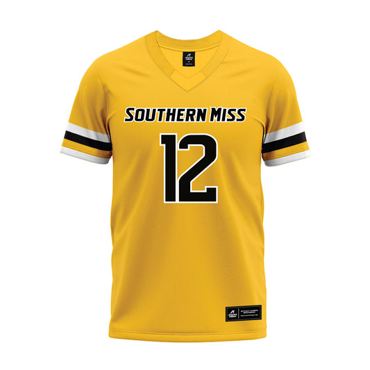 Southern Miss - NCAA Football : Laquan Robinson - Gold Premium Football Jersey-0