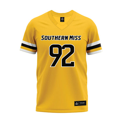 Southern Miss - NCAA Football : David Griffin - Gold Premium Football Jersey-0
