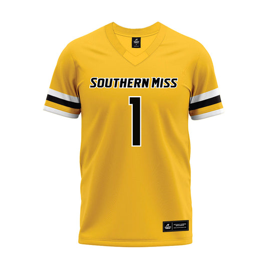 Southern Miss - NCAA Football : Champ Lewis - Gold Premium Football Jersey-0