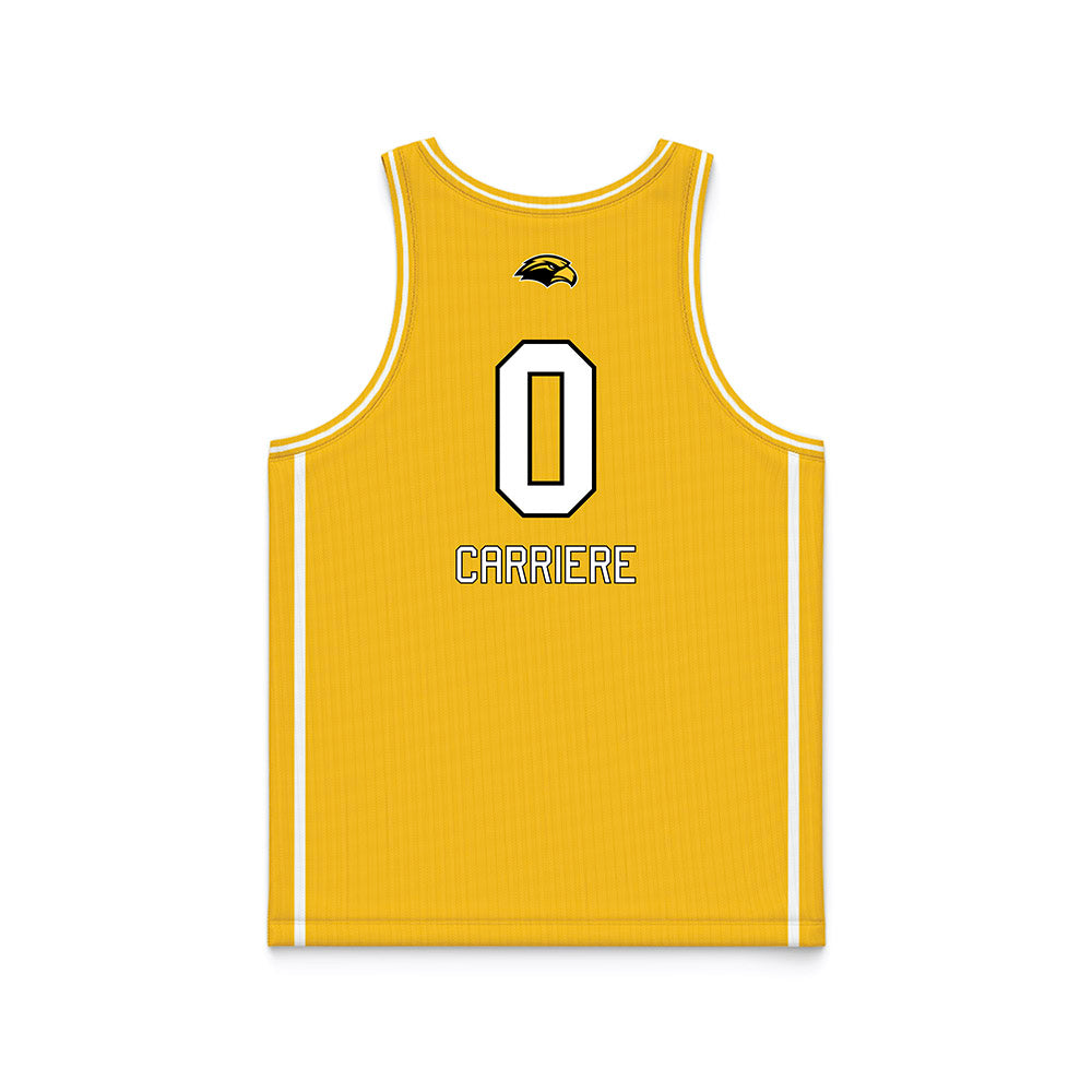 Southern Miss - NCAA Women's Basketball : Anaisha Carriere - Gold Basketball Jersey-1